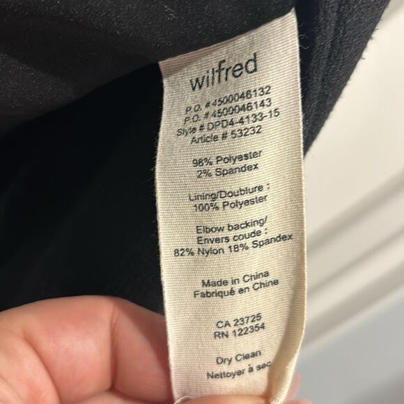 Wilfred Black Biker Jacket - Picture 6 of 7